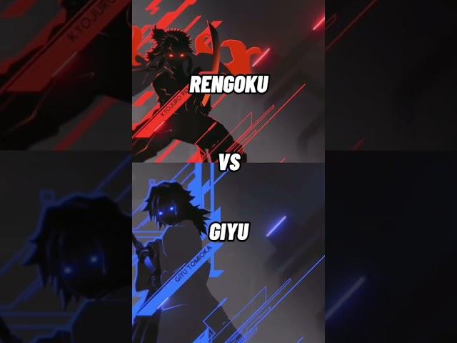 Hashira vs Hashira - Rengoku vs Giyu