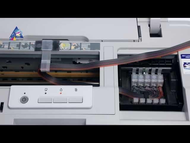 Установка СНПЧ на принтер Epson PX-1004