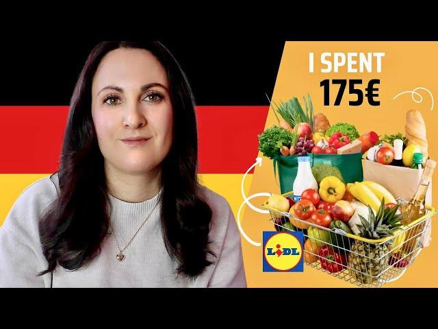 What ‎175€ Gets You In Germany  Realistic Lidl Grocery Haul