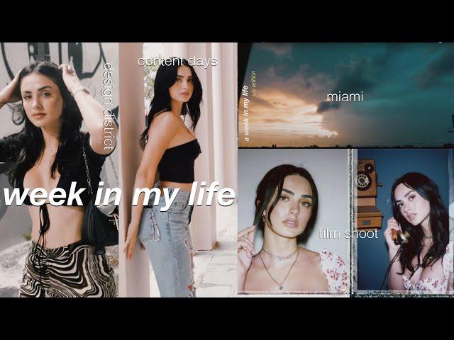 a week in my life | romanticizing my life in Miami *be the main character*