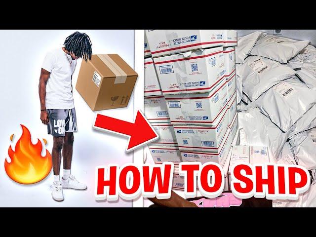 HOW TO SHIP OUT YOUR CLOTHING BRAND ORDERS *STEP BY STEP*