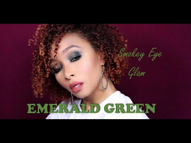 What I Was Thinking | Emerald Green Smokey Eye Glam Talk Through | MakeUPbyKiani