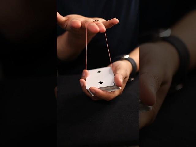 Learn “Card Through Rubber Band” in 60 seconds!