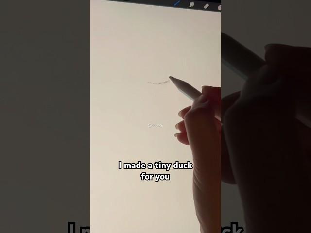 spot the 2 hidden emojis🫢| let’sdraw a duck #digitalart #shorts #shortsfeed #drawing #art #funny#1k