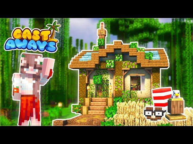 I built the coziest island starter house on Castaways SMP  Castaways Modded SMP Episode 1