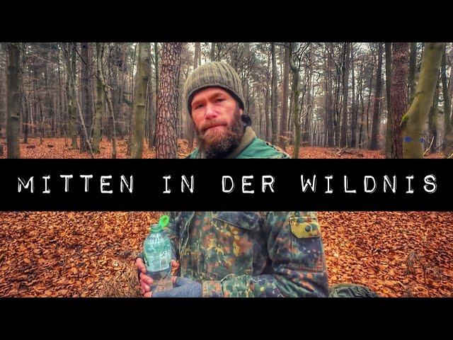 MITTEN IN DER WILDNIS | ÜBERNACHTEN IM WALD MIT YOUTUBERN | BEI - 5°C IM FREIEN