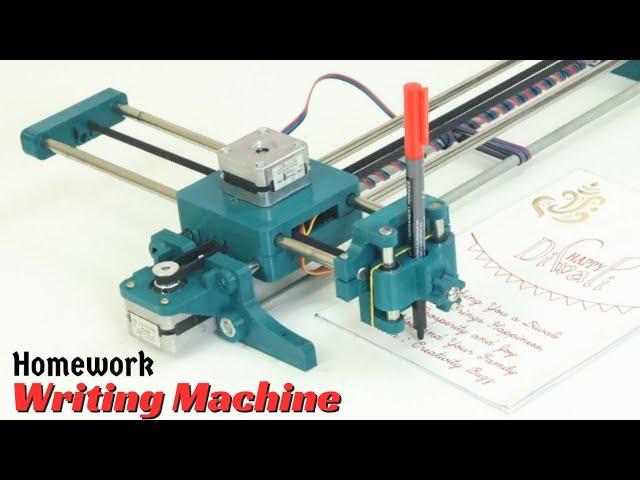 Writing Machine Robot Science Project | Arduino Project for Beginners