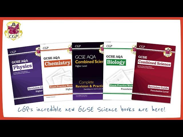 CGP’s new GCSE Science books are hot off the press!