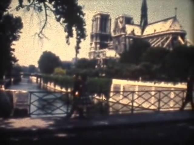 Paris 1960  regular 8mm footage