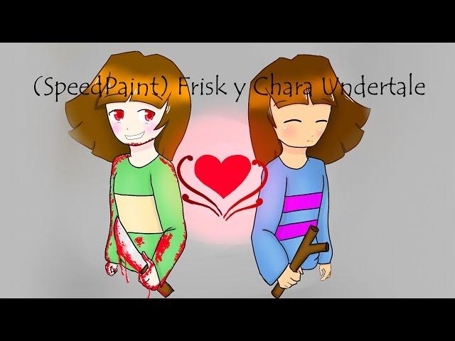 (SpeedPaint) Chara y Frisk - Undertale