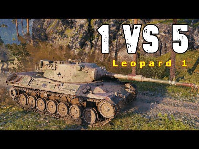 World of Tanks Leopard 1 - 10 Kills 11,2K Damage | 1 VS 5