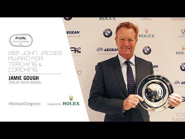 Jamie Gough Wins PGAs of Europe's John Jacobs Award for Teachi...