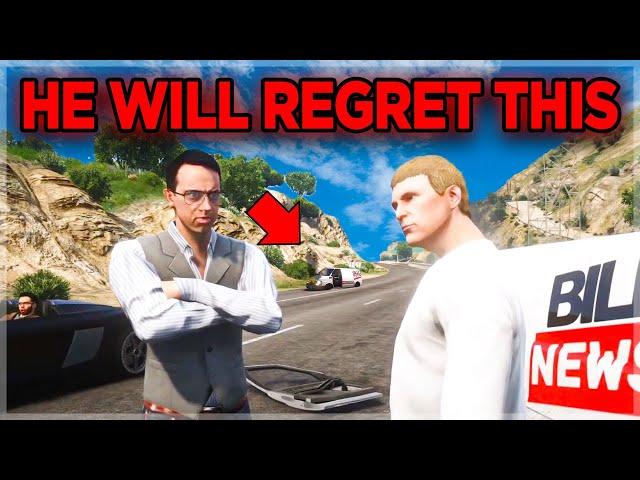 Kid Steals The BILLY Van but INSTANTLY Regrets It on GTA 5 RP