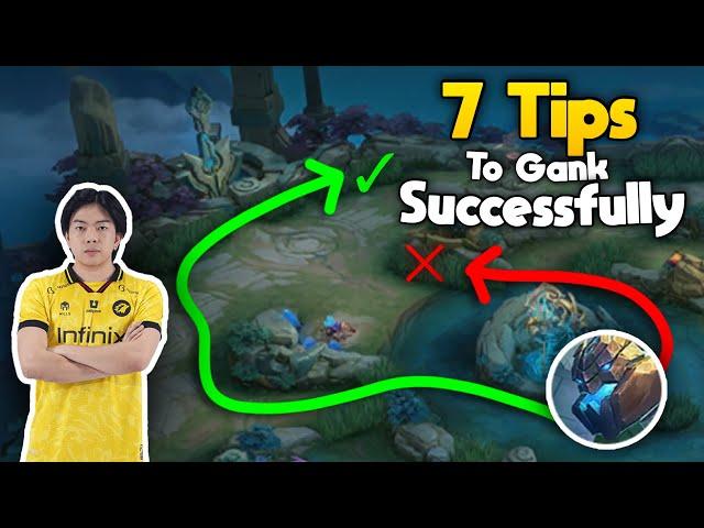 7 Tips To GANK Successfully As The Roam - Tank Guide | MLBB