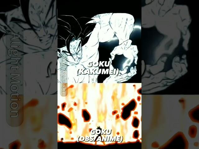 DBK GOKU VS ANIME GOKU #dragonballkakumei #dragonballsuper