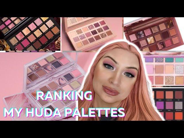 Huda Beauty Eyeshadow Palette Ranking Video 2022 / Laurel Luxe / Ranking all my Huda Beauty Palettes