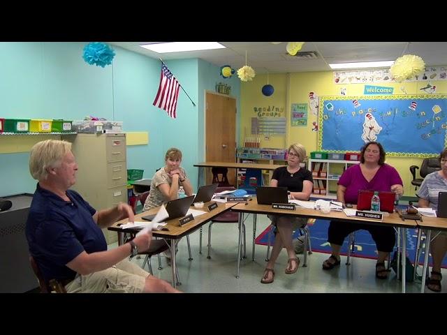 Narragansett Regional School Committee meeting of August 15, 2018