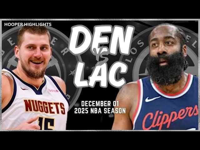 Denver Nuggets vs LA Clippers Full Game Highlights | Dec 1 | 2025 NBA Season