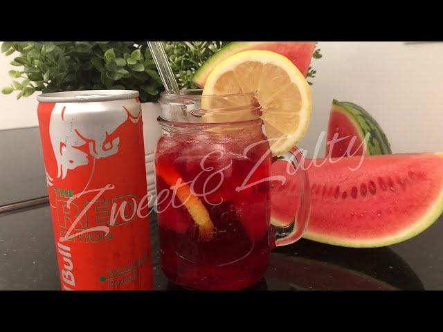 Redbull Wassermelonen Cocktail ohne Alkohol so erfrischend / Pije freskuese Redbull dhe shalqi