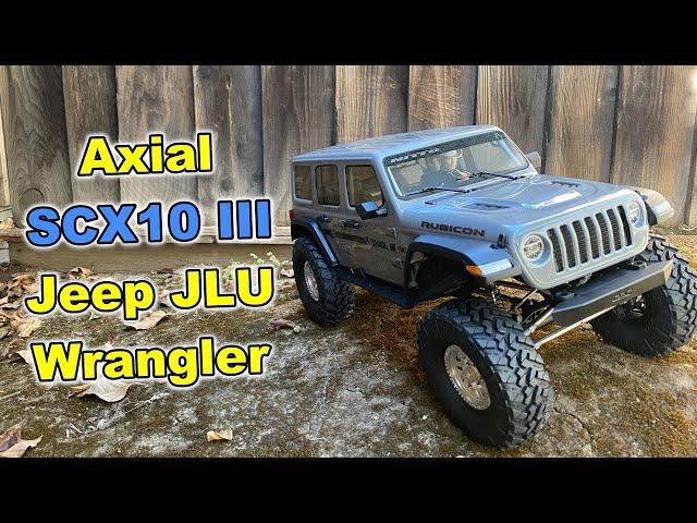 Build it or buy it?  Axial SCX10 III RTR unboxing