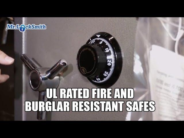 UL Rated Fire and Burglar Resistant Safes | Mr. Locksmith Video