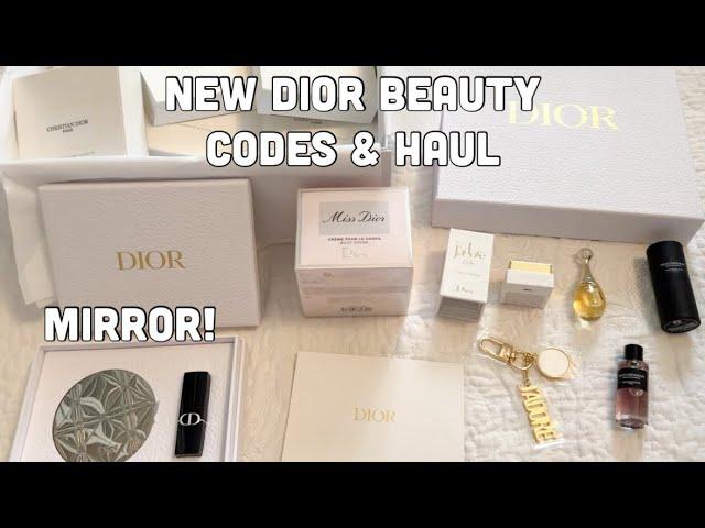 New Dior Beauty Codes *DIOR MIRROR* | Dior Beauty Double Unboxing Miss Dior & La Collection Privee