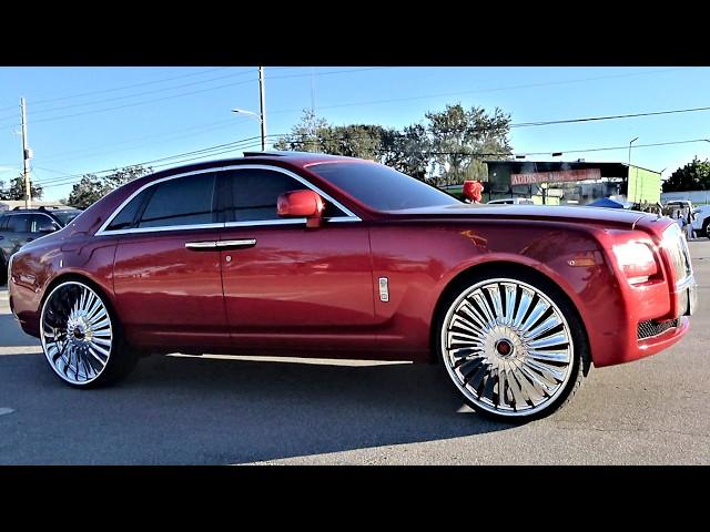 Riding Big Car Show | Florida Classic Weekend 2024 | Orlando, Florida: Big Rims, Donks, Amazing Cars