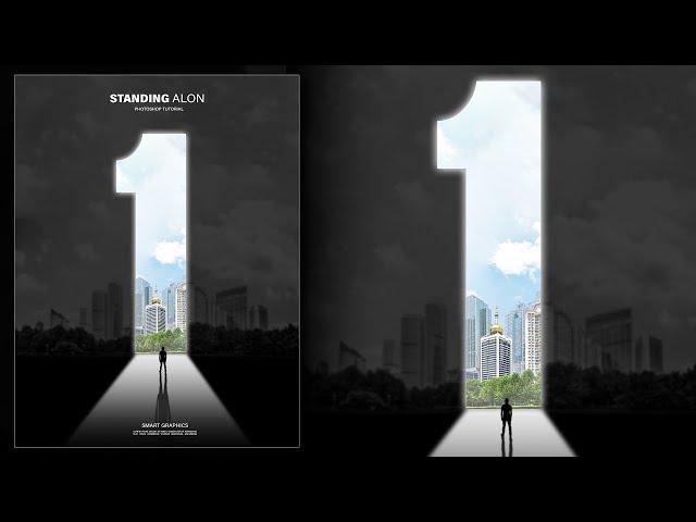 Photo Manipulation | Glowing Number | Photoshop Tutorial