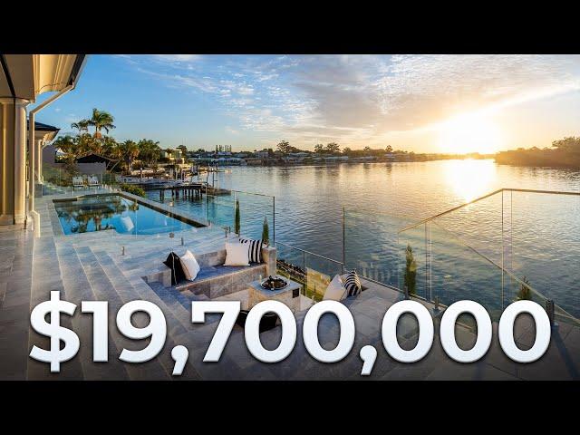 Inside THE MOST EXPENSIVE Waterfront Mansion in Sanctuary Cove, Gold Coast | Hope Island, QLD