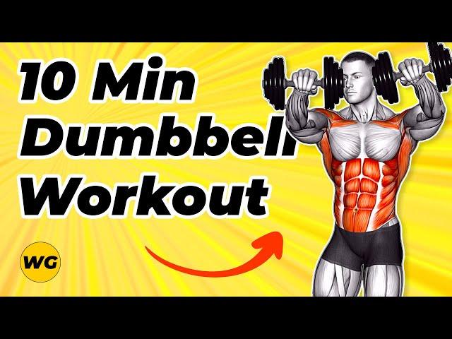 10 MIN Full Body Workout (Dumbbells Only) For Beginners At Home