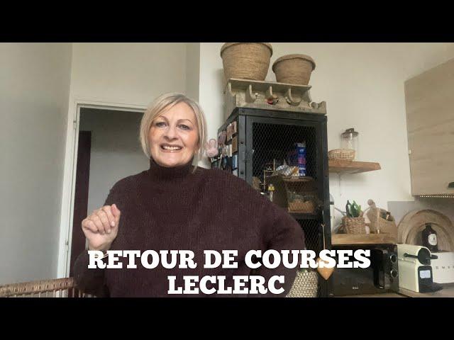 RETOUR DE COURSE LECLERC - MAMAN SOLO