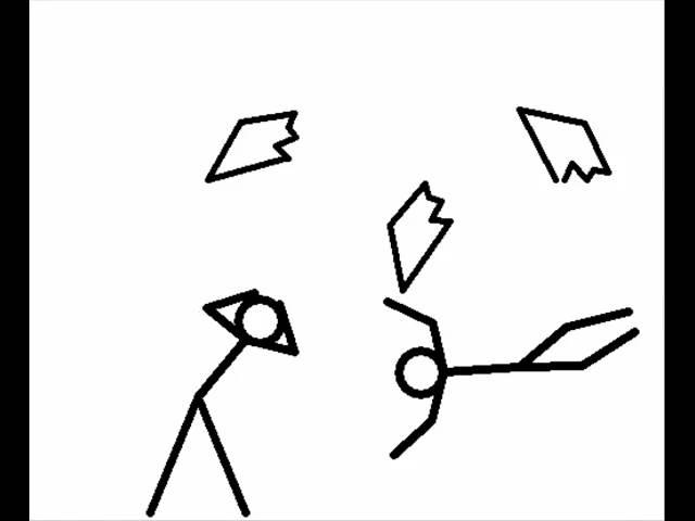 Stan throwing a football