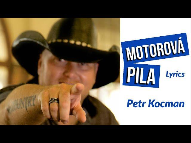 Petr Kocman-Motorová pila- lyrics video (country) - HRAJ COUNTRY ČESKY