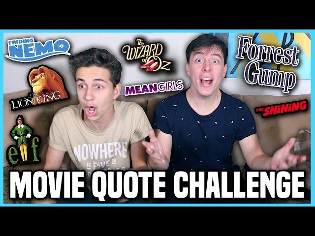 Movie Quote Challenge w/ Thomas Sanders