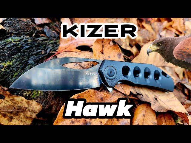 New Locking System! Kizer Hawk Overview! #Knives #edc #kizer