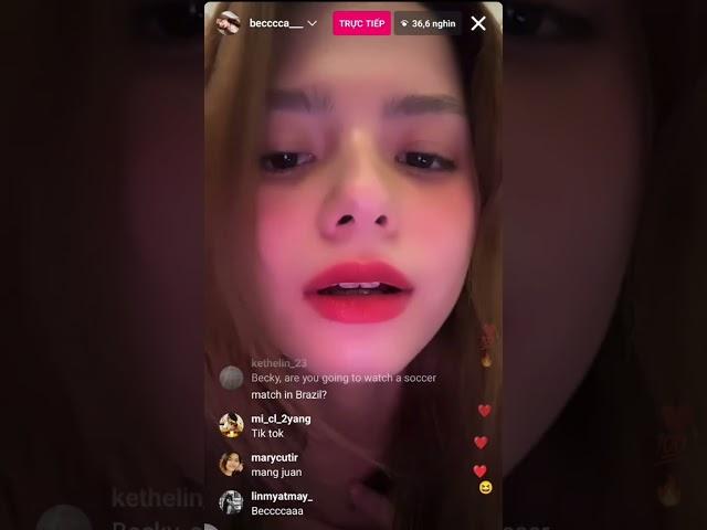 Becky live Instagram | 26082023