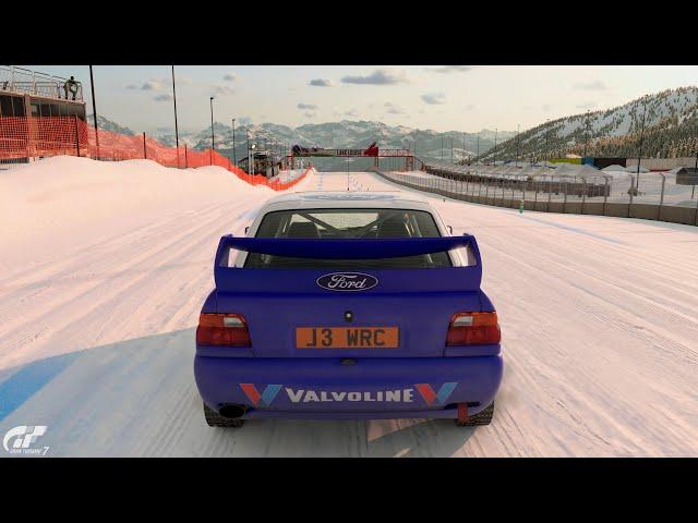 Gran Turismo 7 | Ford Escort Cosworth Rally Car '98 - Lake Louise Long Track [4KPS5Pro]