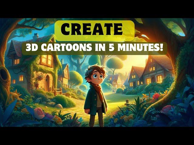 How to Create Free Cartoon Animated Videos with AI in 5 Minutes | Earn Money Fast with Animation