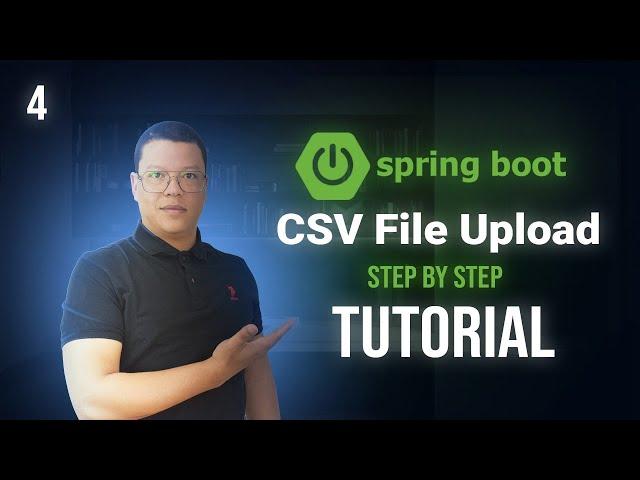 CSV file upload using Spring Boot | persist the data to database | Step by Step tutorial