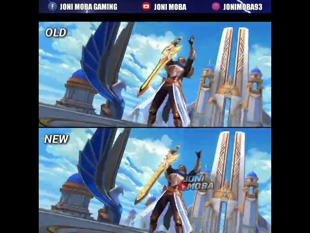 PERUBAHAN SKIN/OPTIMIZED ALUCARD LIGHTBORN SKIN COMPARISON - MOBILE LEGENDS #shorts #mlbb