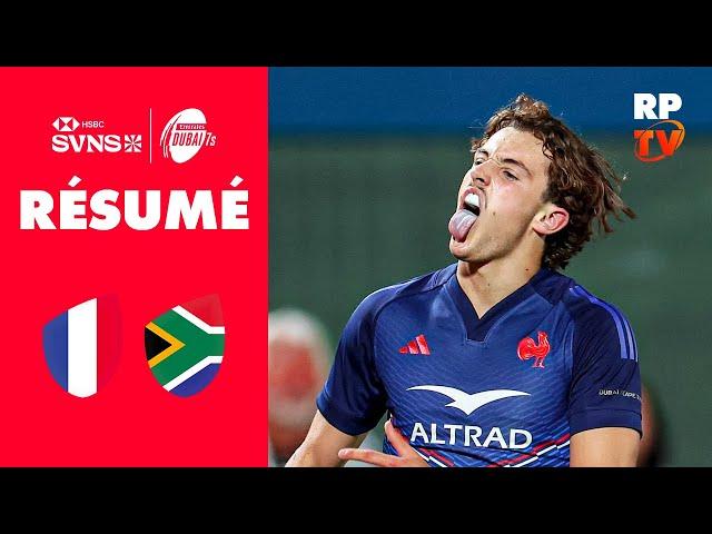 La France file en 1/4 de finale | Résumé France vs Afrique du Sud | HSBC SVNS Dubaï