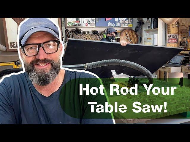 Building a Router Wing Extension on a Sherwood Table Saw