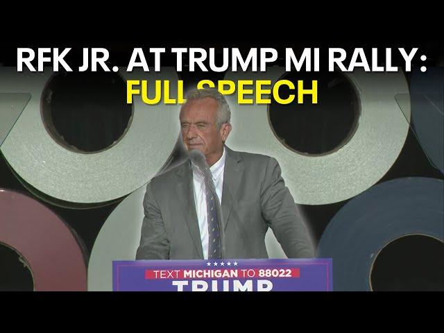 RFK Jr. speaks at Michigan Trump rally: FULL SPEECH