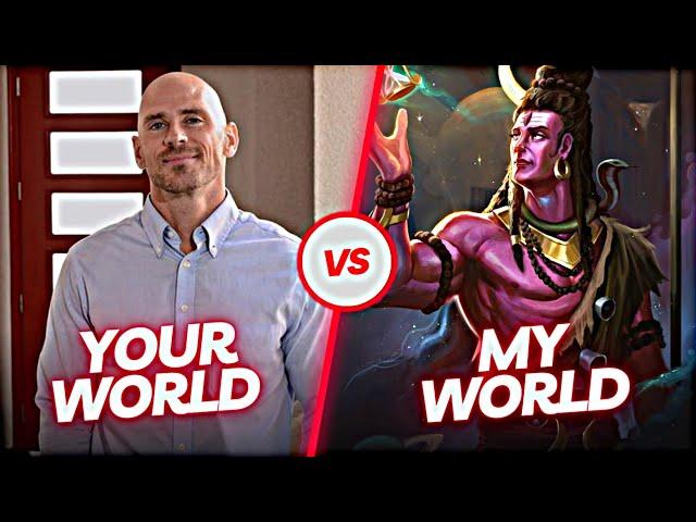 YOUR WORLD  VS MY WORLD ️️#shorts #hinduism #god