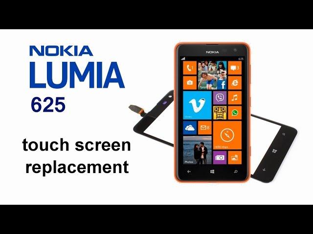 Nokia Lumia 625 - Touch Screen Digitizer Glass, how to replace