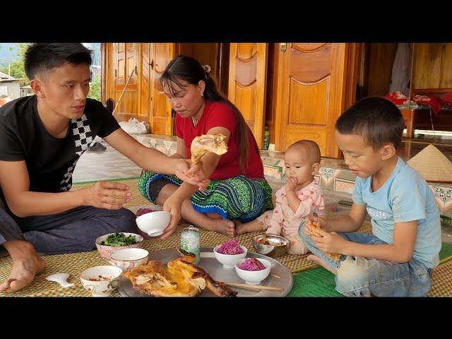 The new house brought smiles and happiness thanks to his wife's kindness