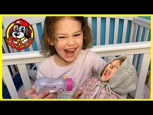 Kids Pretend  CALEB BECOMES THE WORST BABY FOR A DAY!