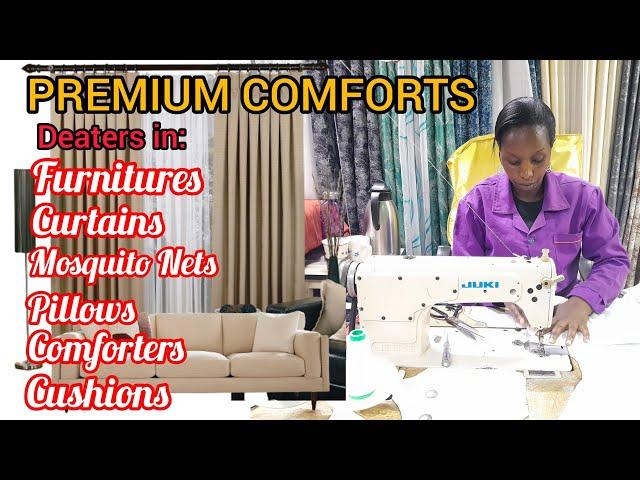 PREMIUM COMFORTS | DEALERS IN FURNITURES, CURTAINS, PILLOWS, CUSHIONS, COMFORTERS, MOSQUITO NETS.