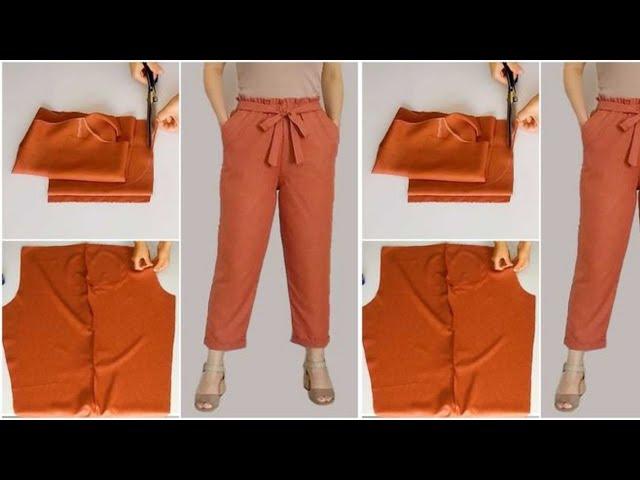 Fabulous DIY belted paperbag trousers | MetDaan Tips