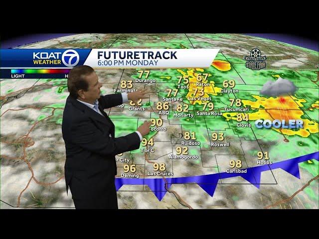 Hot weekend before big cool down